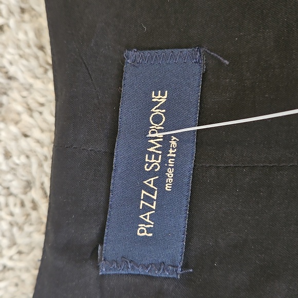 Nwt Piazza Sempione Black Midi Dress 40 - Picture 6 of 12